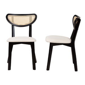   Modern European furniture - Crescent Rattan Back Dining Chairs 2 - www.oroa.com | Oroa.com