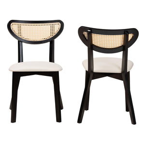   Modern European furniture - Crescent Rattan Back Dining Chairs 2 - www.oroa.com | Oroa.com