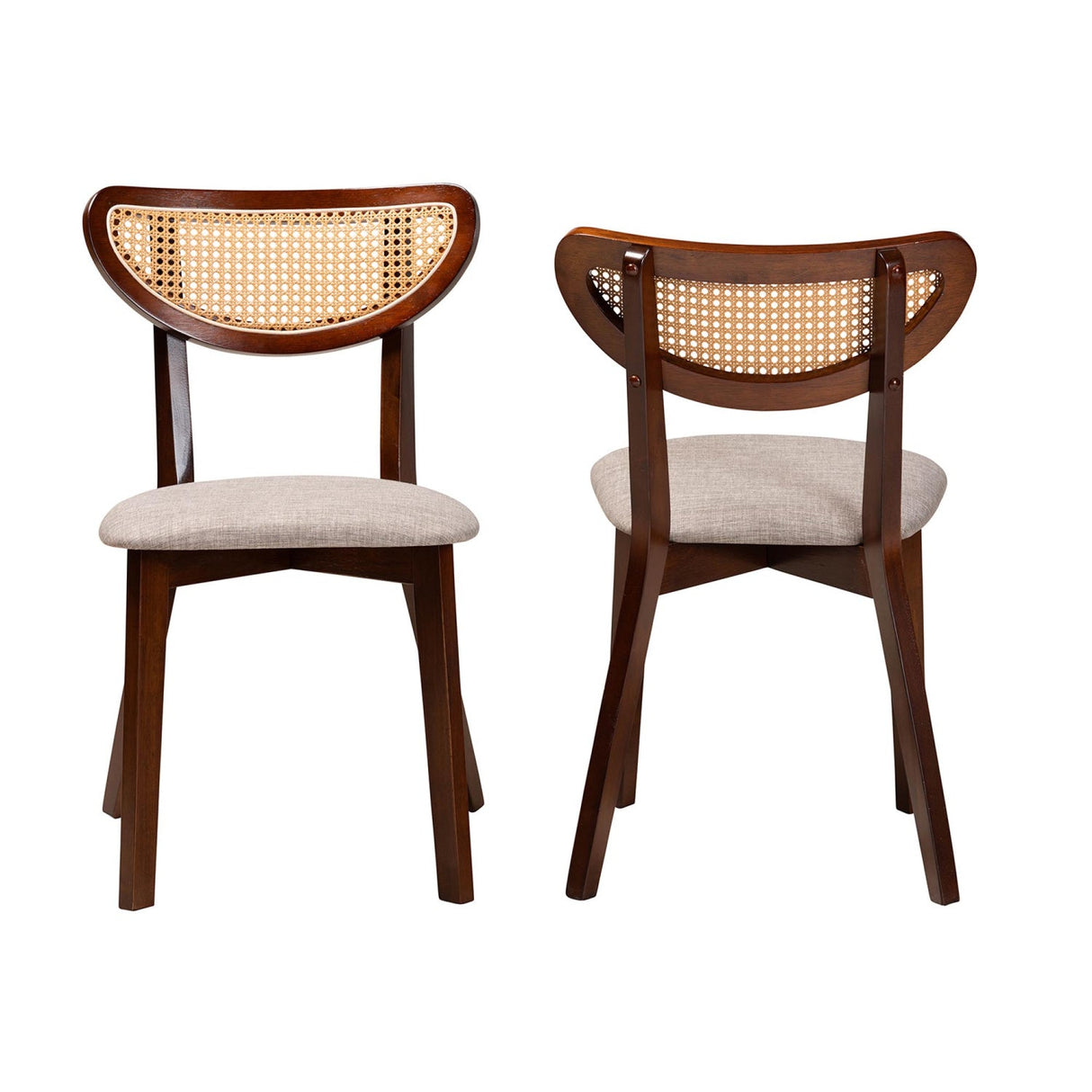   Modern European furniture - Crescent Rattan Back Dining Chairs 2 - www.oroa.com | Oroa.com