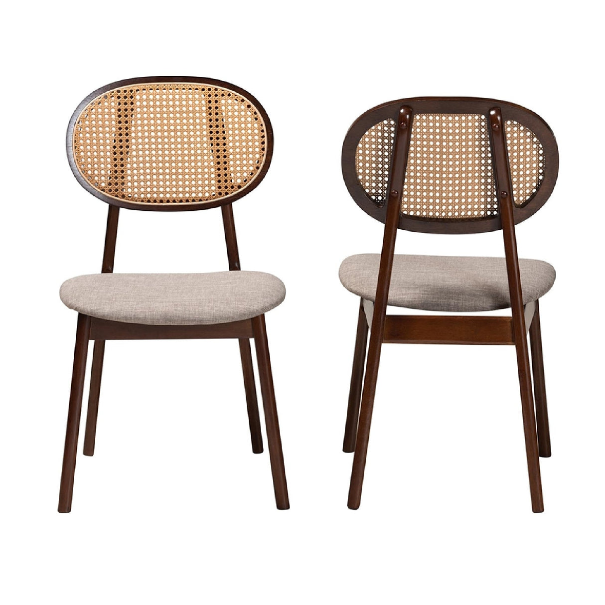 Modern European furniture - Mid Century Padded Wooden Dining Chairs 2 - www.oroa.com