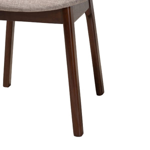Modern European furniture - Mid Century Padded Wooden Dining Chairs 2 - www.oroa.com