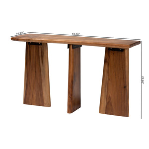 Modern European furniture - Suar Wood Console Table - www.oroa.com