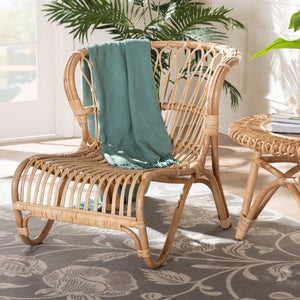 Modern European furniture - Rattan Openwork Accent Chair - www.oroa.com