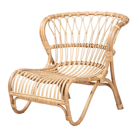 Modern European furniture - Rattan Openwork Accent Chair - www.oroa.com