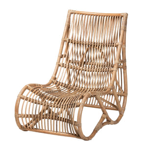 Modern European furniture - Rattan High Back Lounge Chair - www.oroa.com