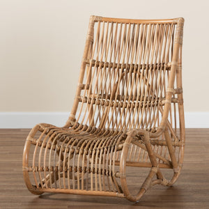 Modern European furniture - Rattan High Back Lounge Chair - www.oroa.com