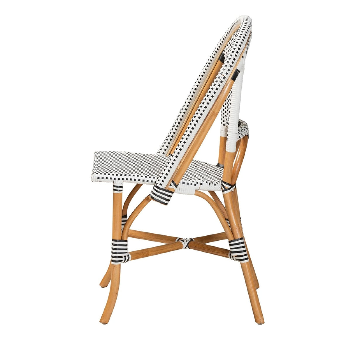 Modern European furniture - White Weaving Indoor Outdoor Bistro Chair - www.oroa.com