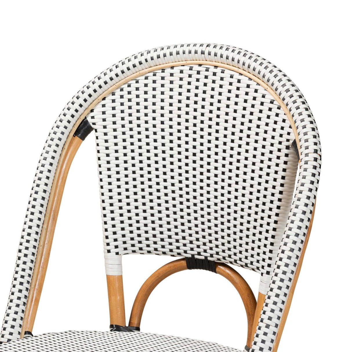 Modern European furniture - White Weaving Indoor Outdoor Bistro Chair - www.oroa.com