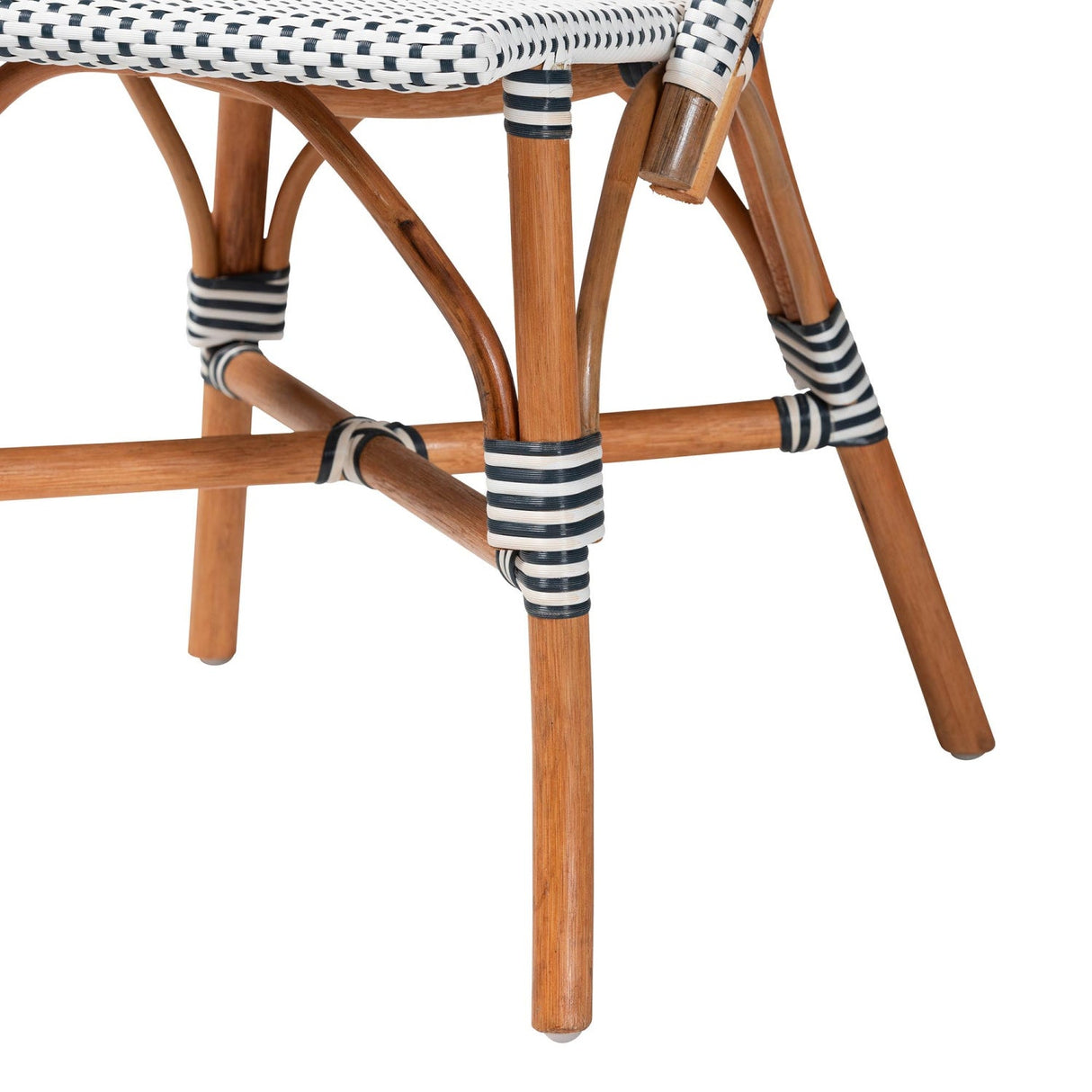 Modern European furniture - Two Toned Weaving Indoor Outdoor Bistro Chair - www.oroa.com