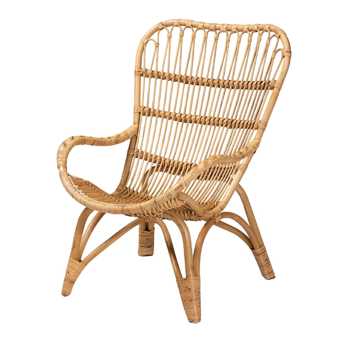 Modern European furniture - Rattan Modern Bohemian Lounge Chair - www.oroa.com