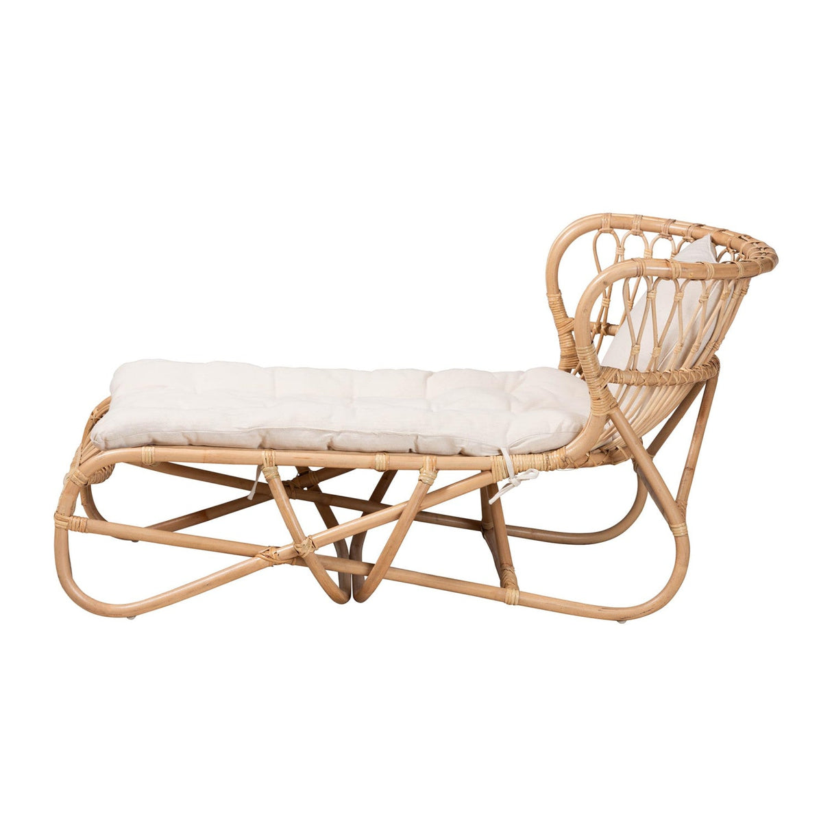   Modern European furniture - Brown Rattan Chaise Lounge - www.oroa.com | Oroa.com
