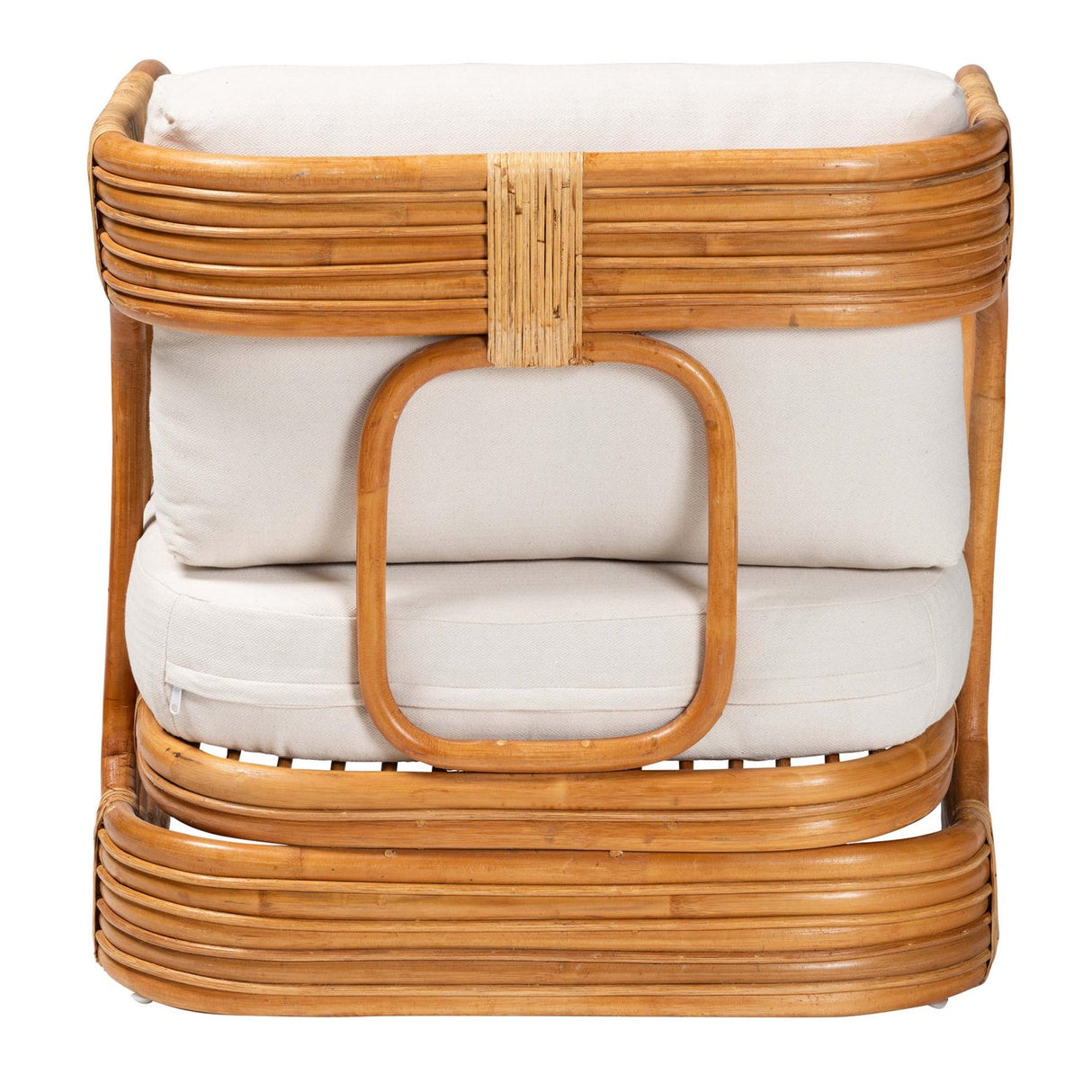 Modern European furniture - Modern Indoor Outdoor Boho Rattan Lounge Chair- www.oroa.com