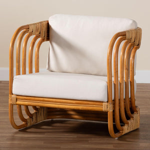 Modern European furniture - Modern Indoor Outdoor Boho Rattan Lounge Chair- www.oroa.com