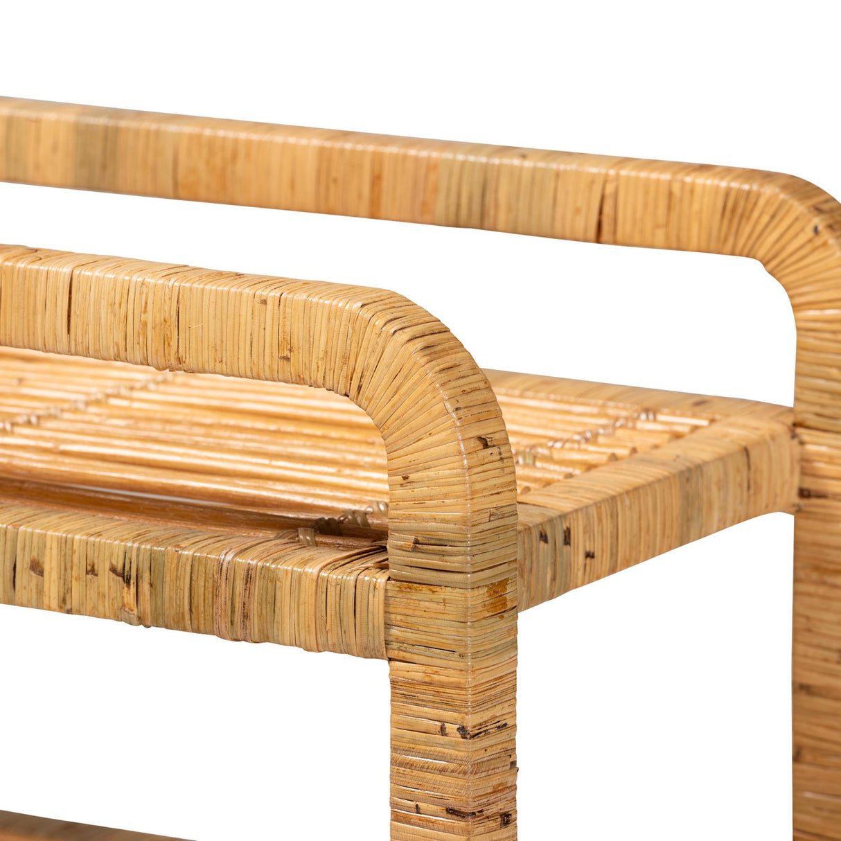 Modern European furniture - Rattan Wrapped Kitchen Cart - www.oroa.com