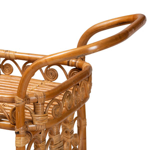 Modern European furniture - Natural Rattan Kitchen Cart - www.oroa.com