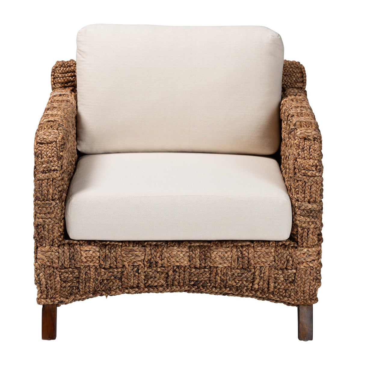 Woven Seagrass Bohemian Lounge Chair | Bali Loom Vevina | Oroa.com