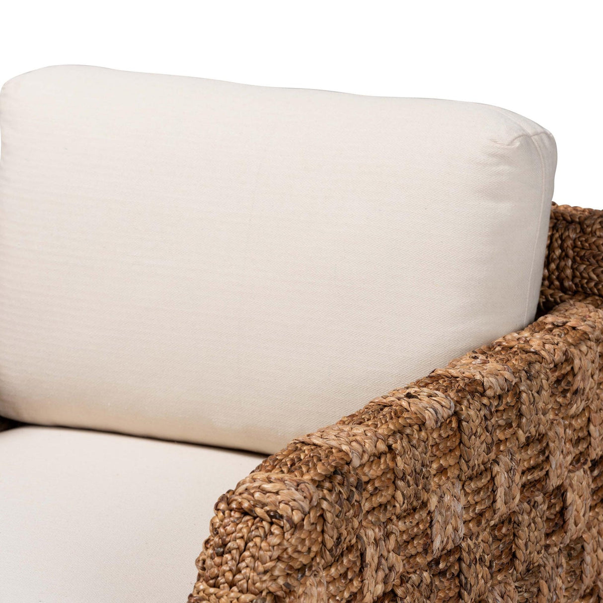 Woven Seagrass Bohemian Lounge Chair | Bali Loom Vevina | Oroa.com