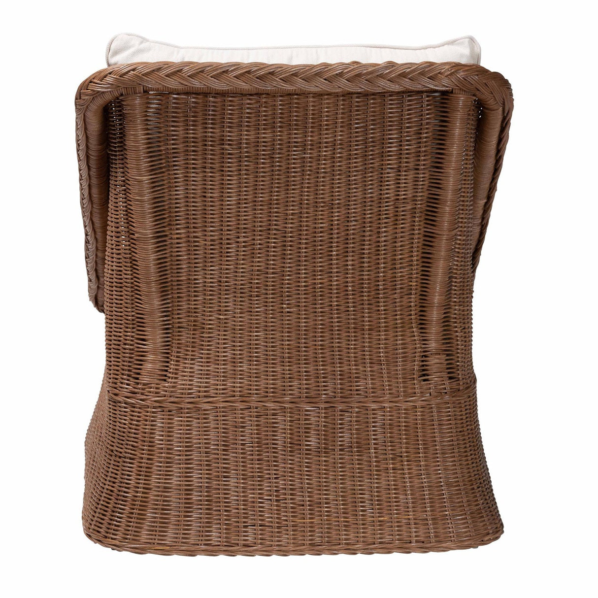 Brown Braided Rattan Accent Chair | Bali Loom Derris | Oroa.com