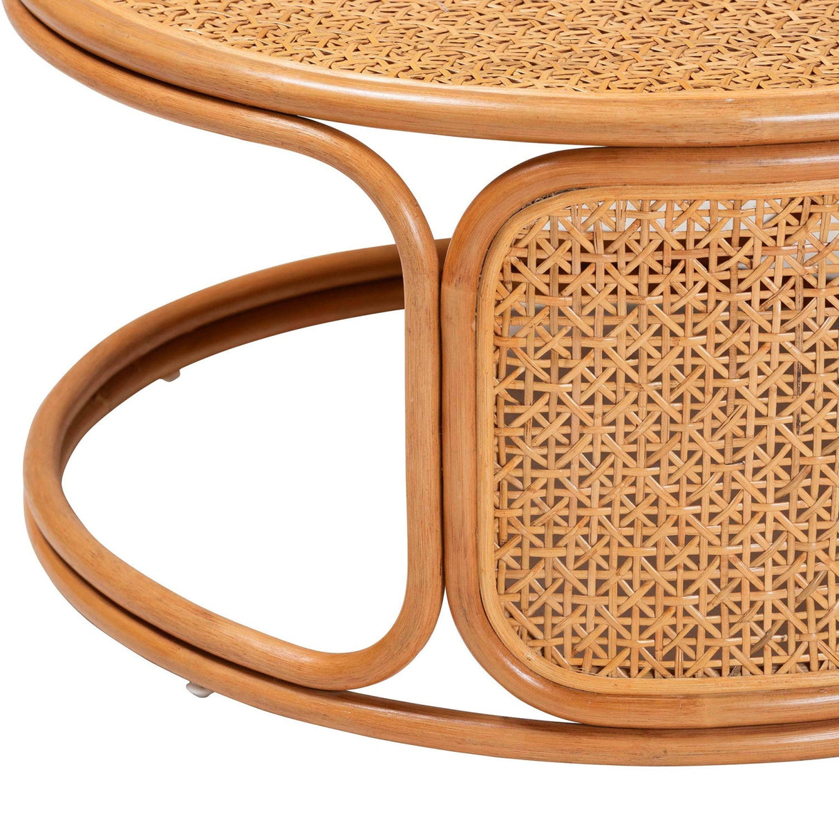 Modern European furniture - Round Rattan Peel Coffee Table - www.oroa.com