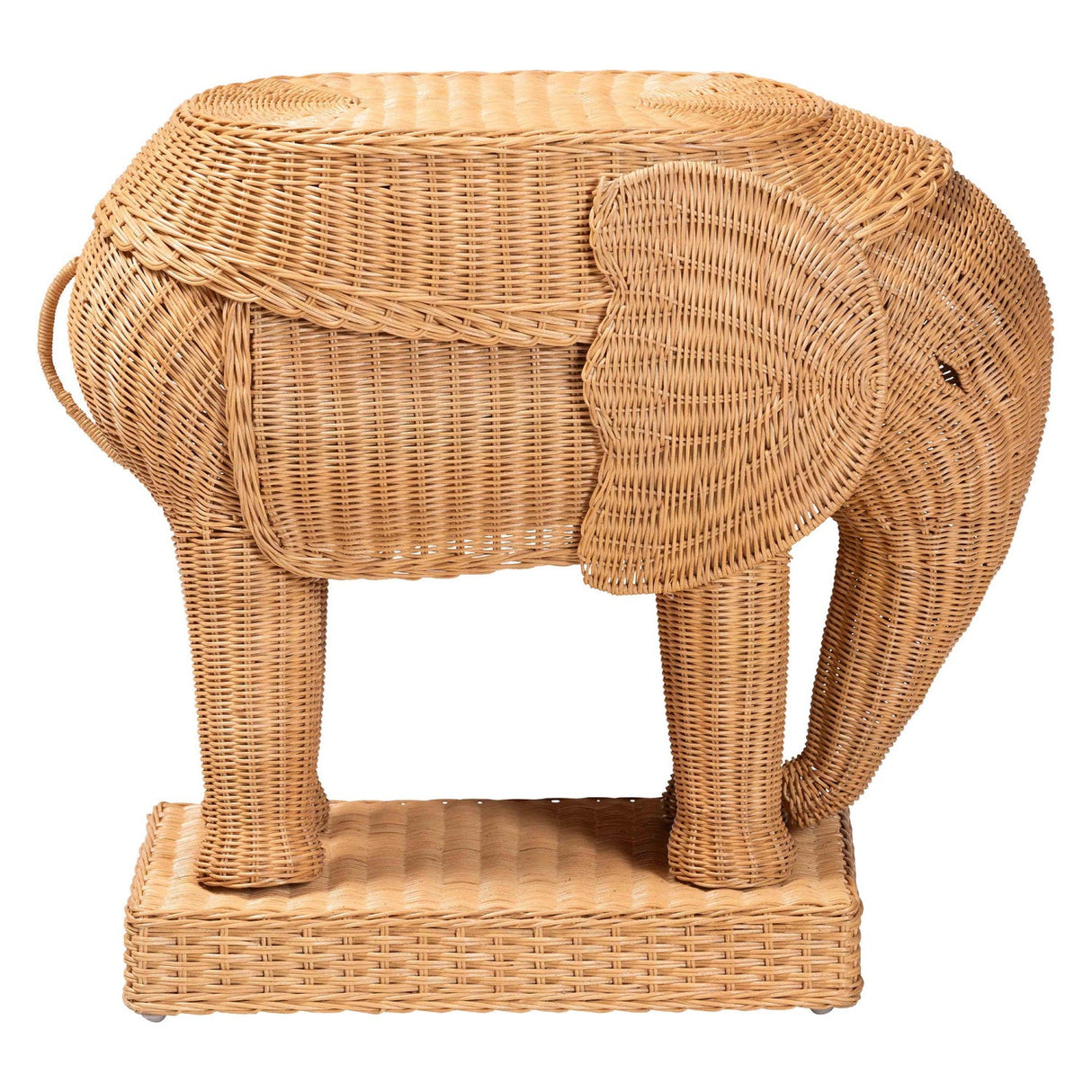 Modern European furniture - Rattan Elephant End Table - www.oroa.com