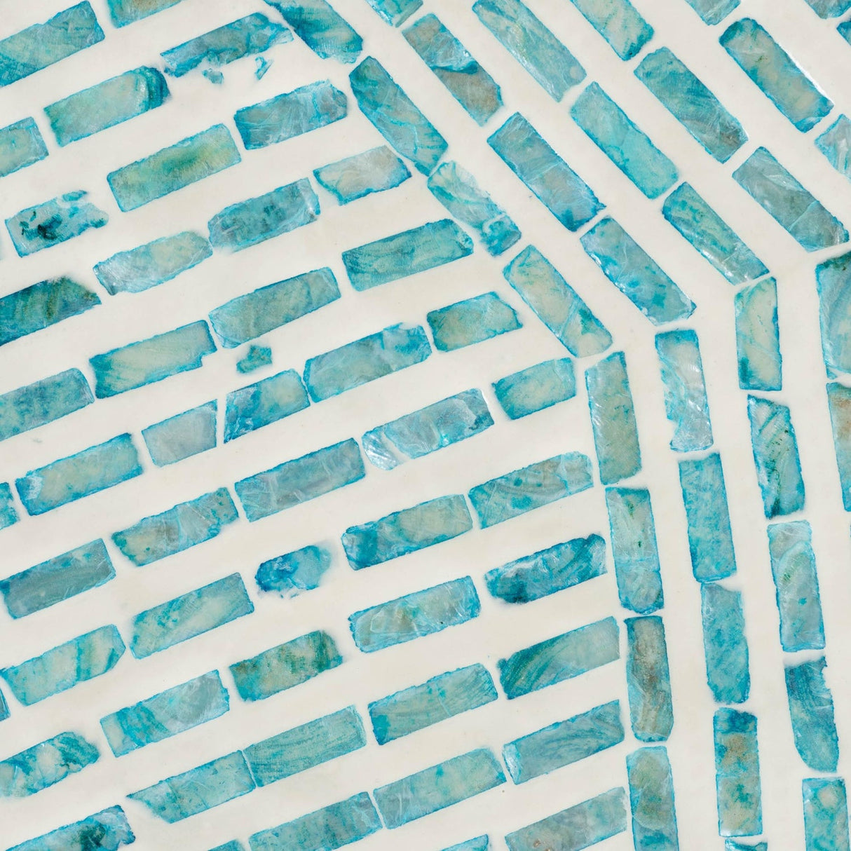 Blue Mother Of Pearl End Table | Bali Loom Draven | Oroa.com