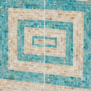 Modern European furniture - Two Toned Mother Of Pearl Cabinet - www.oroa.com