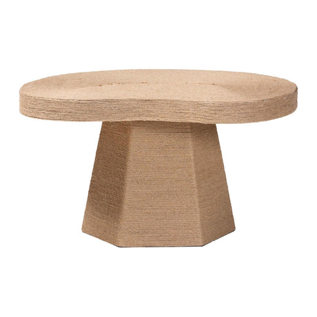 Organic Shaped Jute Coffee Table | Bali Loom Lenka | Oroa.com