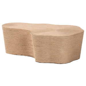 Modern European furniture - Jute Freeform Coffee Table - www.oroa.com