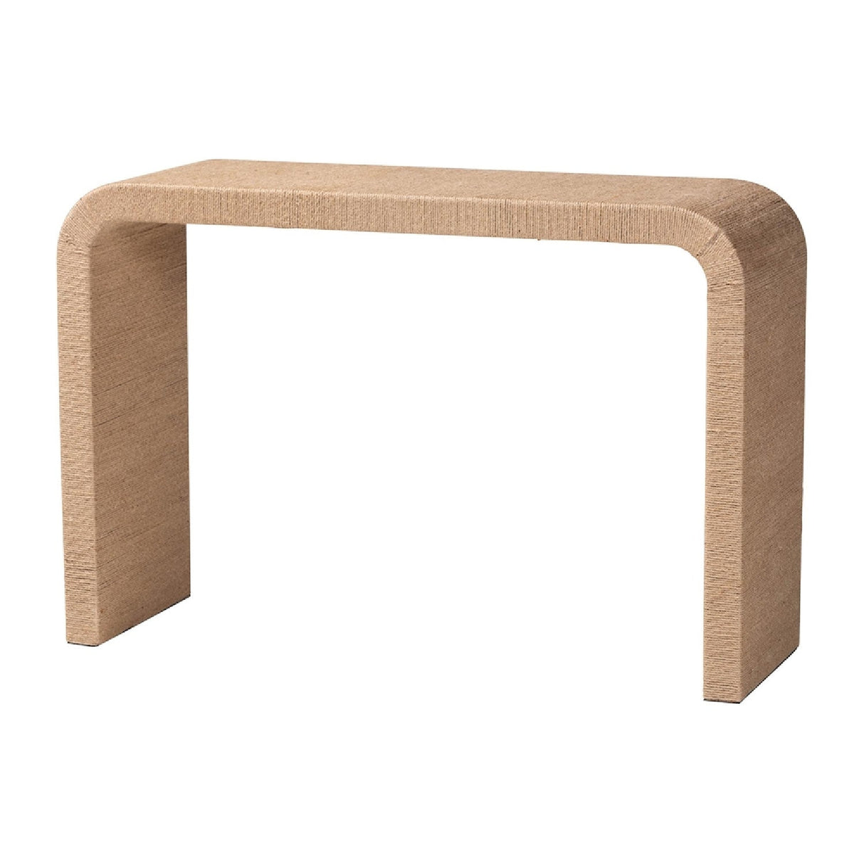 Woven Jute Japandi Console Table | Bali Loom Eviana | Oroa.com