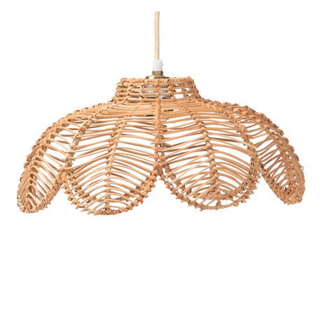 Modern European furniture - Rattan Petal Shaped Pendant Lamp - www.oroa.com