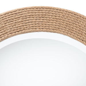 Woven Rope Round Mirror | Bali Loom Nieva | Oroa.com