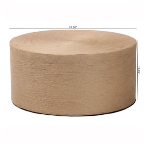 Woven Jute Boho Coffee Table | Bali Loom Lapis | Oroa.com