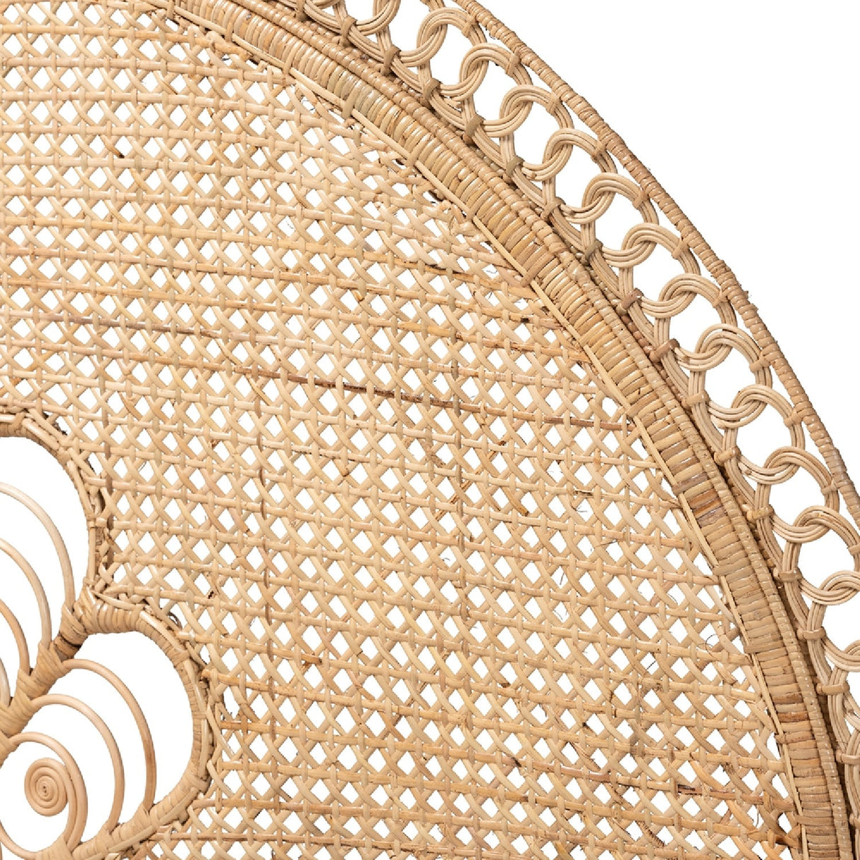 Modern European furniture - Rattan Bohemian Quuen Size Headboard - www.oroa.com