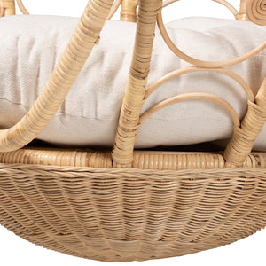 Modern European furniture - Woven Indoor Semi Outdooor Rattan Hanging Chair - www.oroa.com