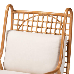 Modern European furniture - Lattice Rattan Accent Chair - www.oroa.com