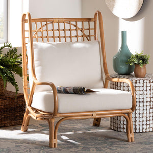 Modern European furniture - Lattice Rattan Accent Chair - www.oroa.com