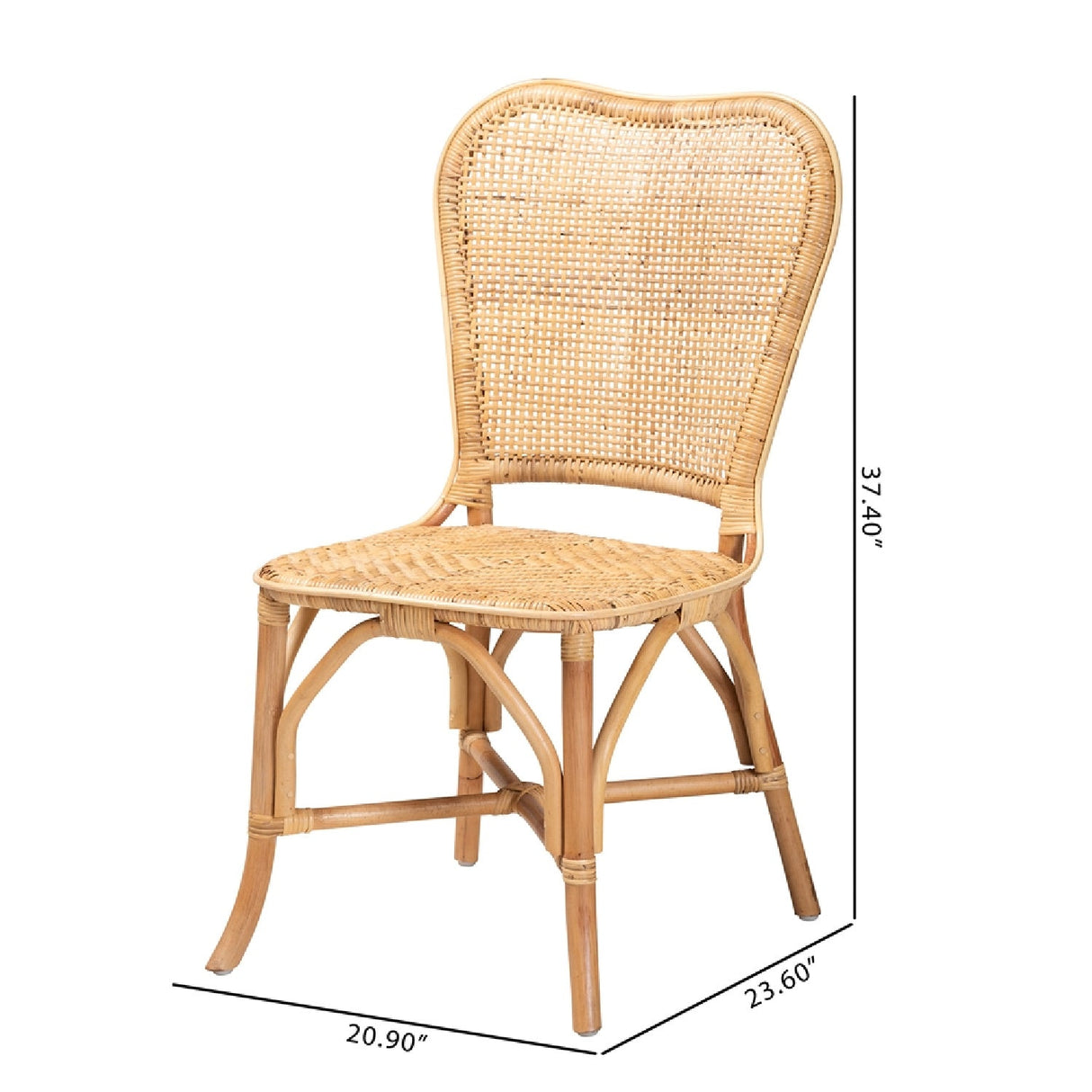   Contract furniture - Natural Rattan Dining Chair - www.oroatrade.com | Oroa.com