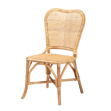 Modern European furniture - Natural Rattan Dining Chair - www.oroa.com