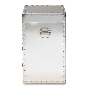 Silver Industrial Storage Cabinet | Bali Loom Serge | Oroa.com