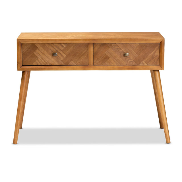 Wooden 2 Drawer Console Table | Bali Loom Mae | Oroa.com
