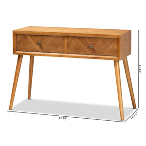 Wooden 2 Drawer Console Table | Bali Loom Mae | Oroa.com