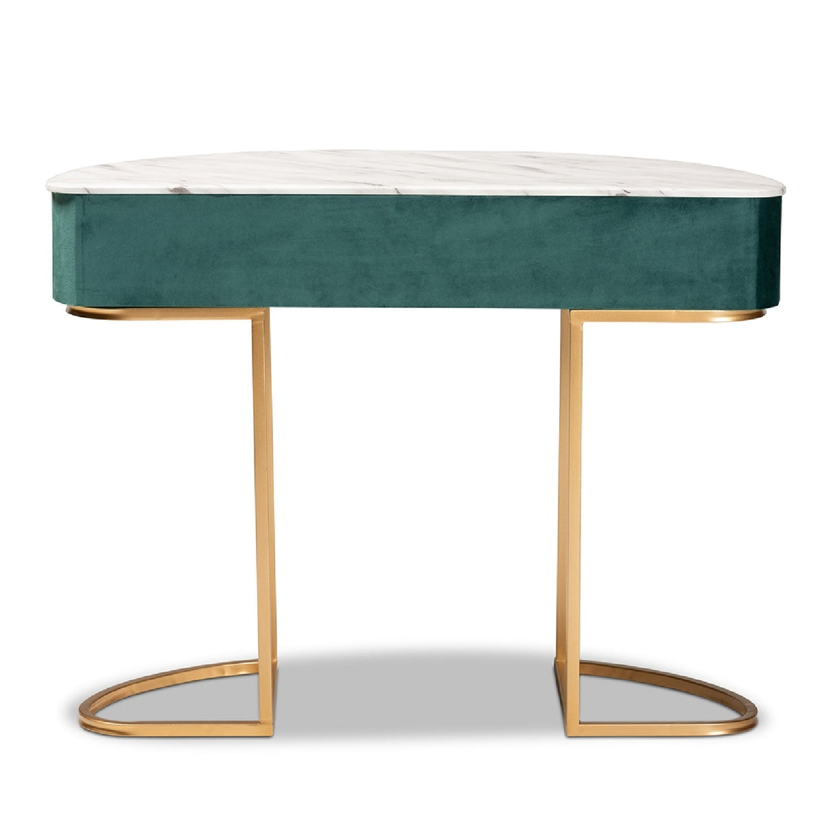 Green Velvet 1 Drawer Console Table | Bali Loom Beale | Oroa.com