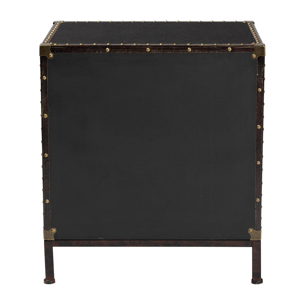 Black Canvas Trunk End Table | Bali Loom Laura | Oroa.com