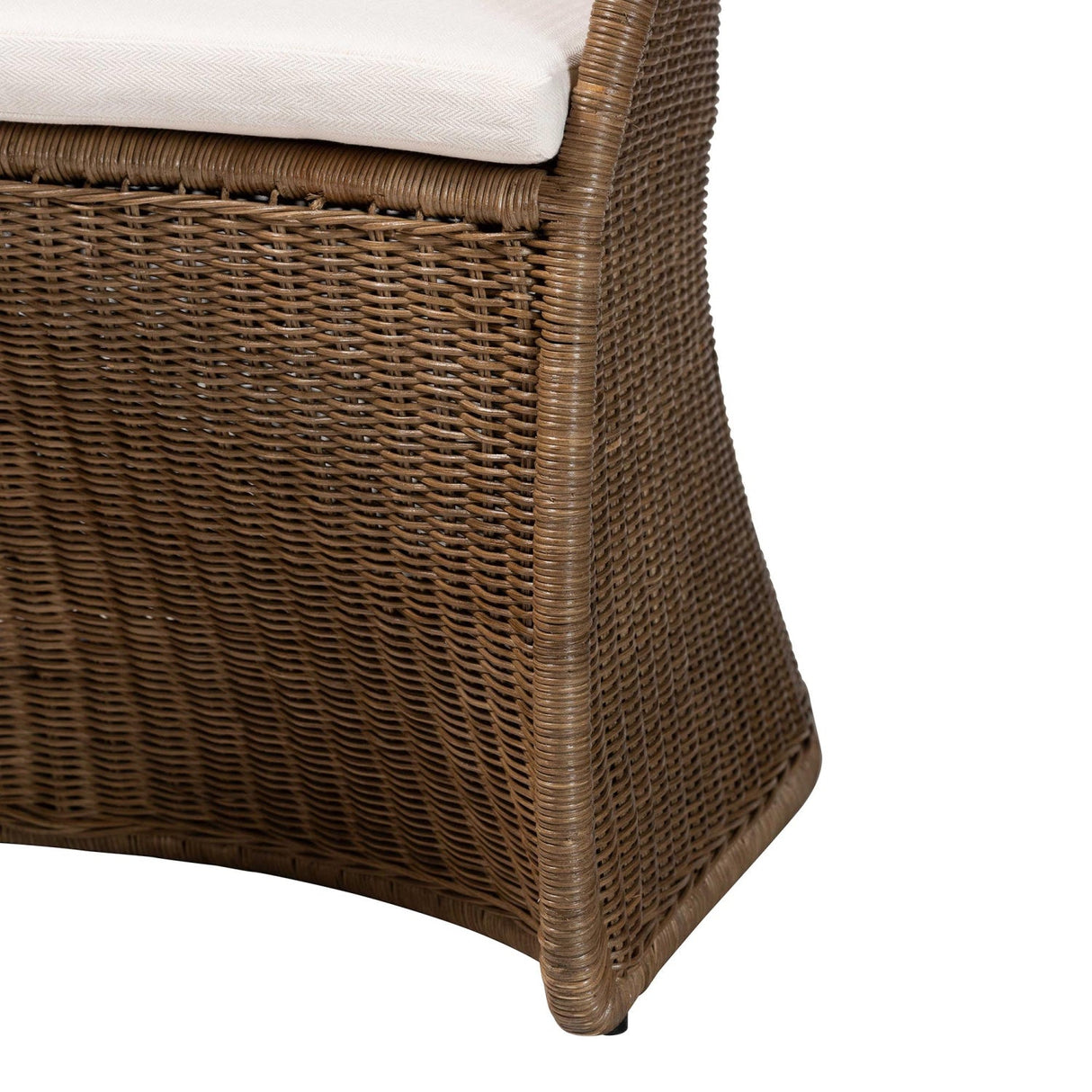 Modern European furniture - Graywashed Rattan Accent Chair - www.oroa.com