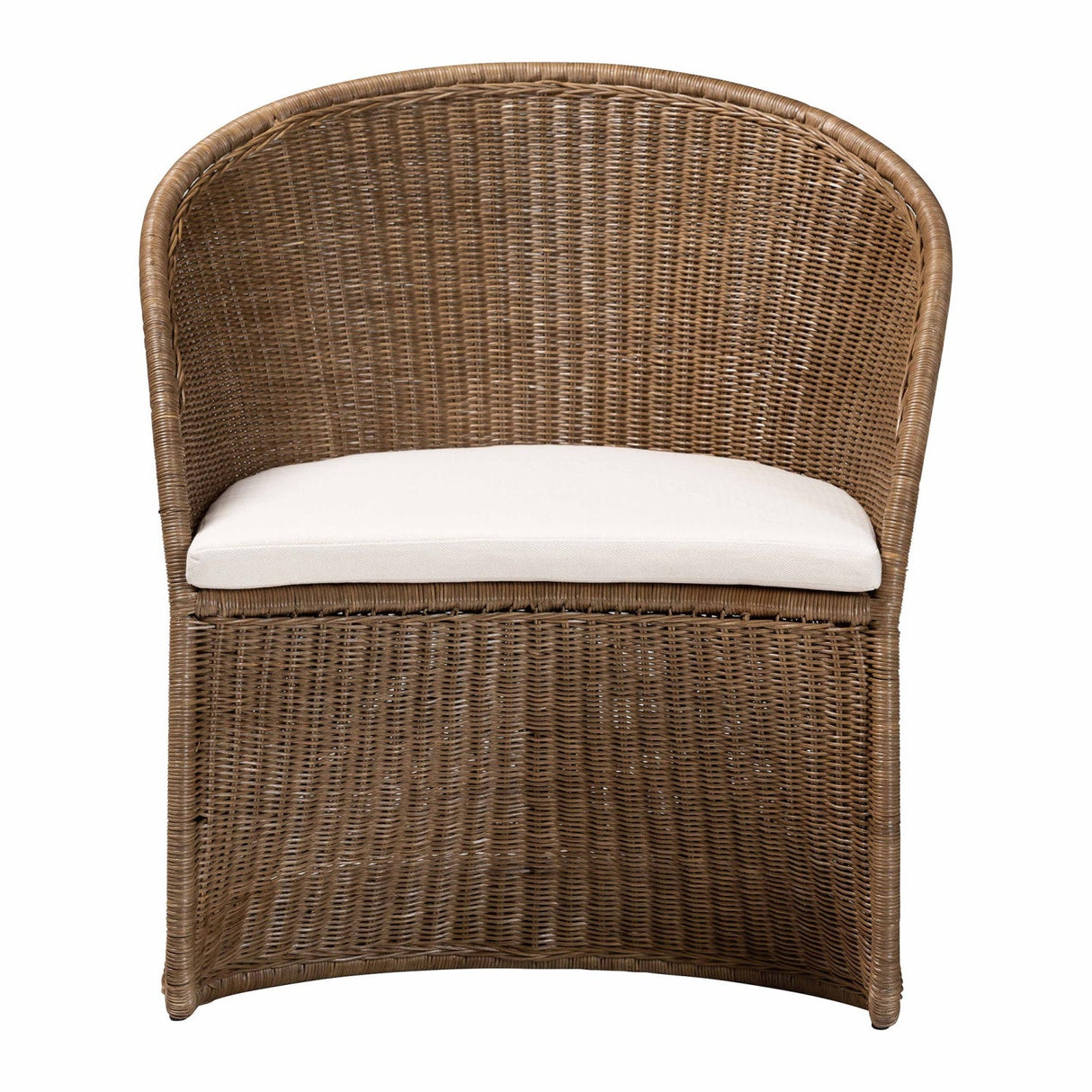 Modern European furniture - Graywashed Rattan Accent Chair - www.oroa.com