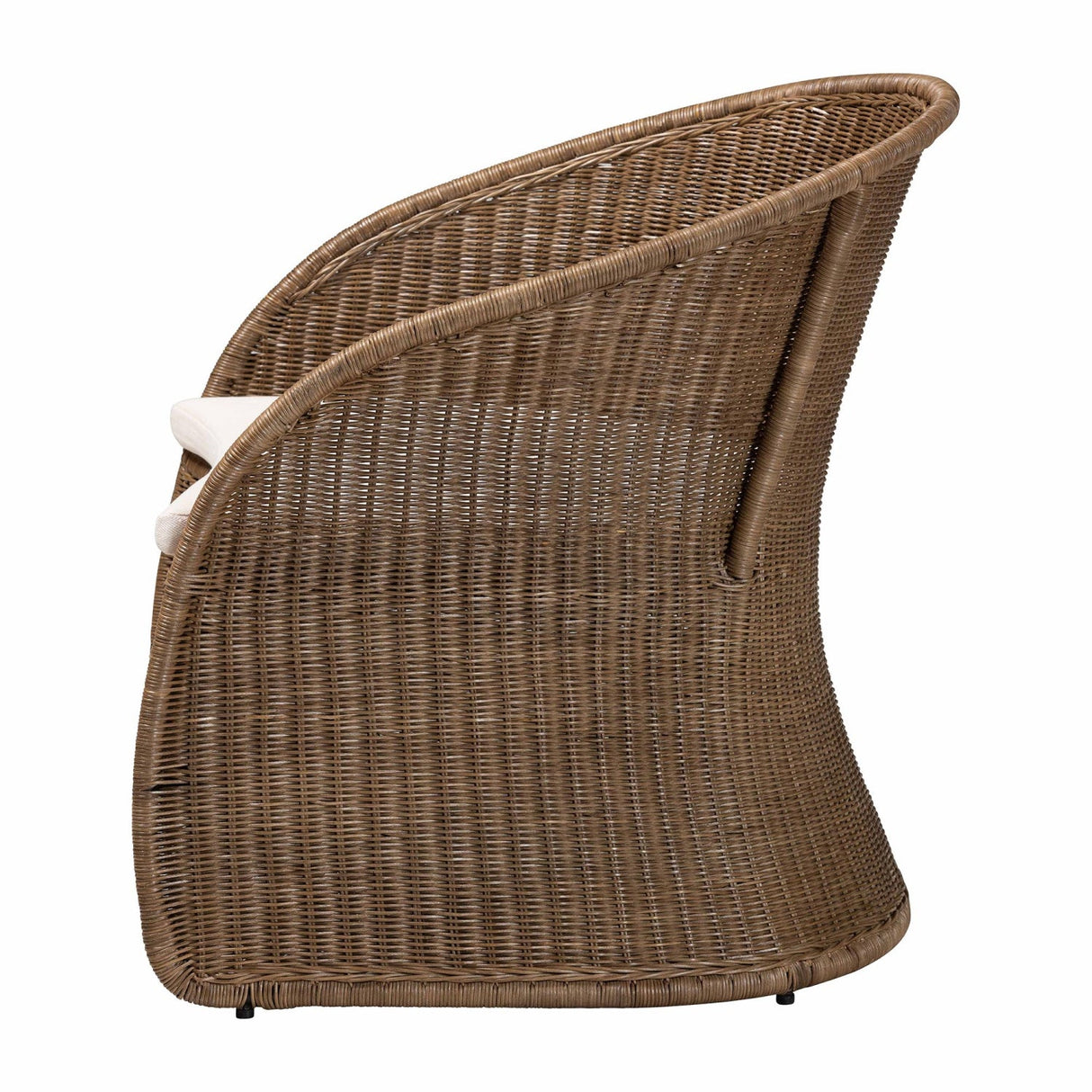 Modern European furniture - Graywashed Rattan Accent Chair - www.oroa.com
