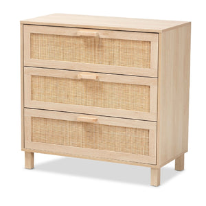 3 Drawer Rattan Storage Cabinet | Bali Loom Sebille | Oroa.com