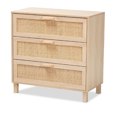 3 Drawer Rattan Storage Cabinet | Bali Loom Sebille | Oroa.com