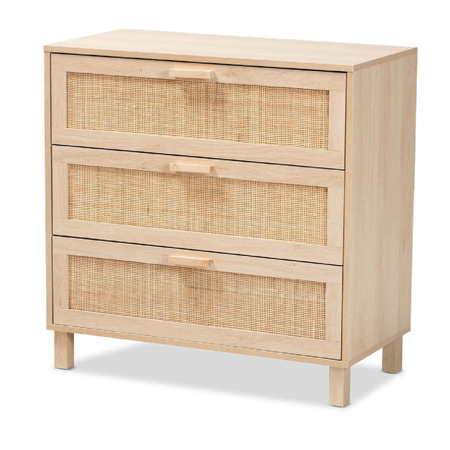 3 Drawer Rattan Storage Cabinet | Bali Loom Sebille | Oroa.com