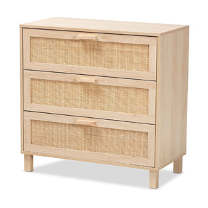 3 Drawer Rattan Storage Cabinet | Bali Loom Sebille | Oroa.com